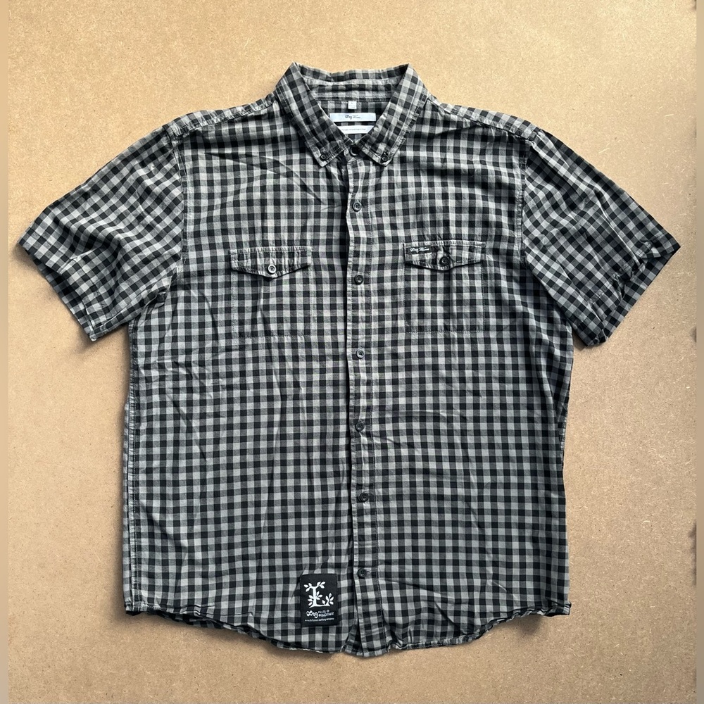 LRG Checkered Button-Down Shirt